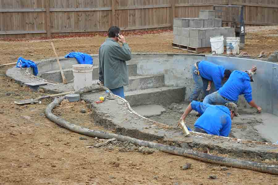 construire une piscine